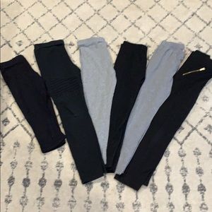 Girls Bundle Leggings Size Medium 7/8